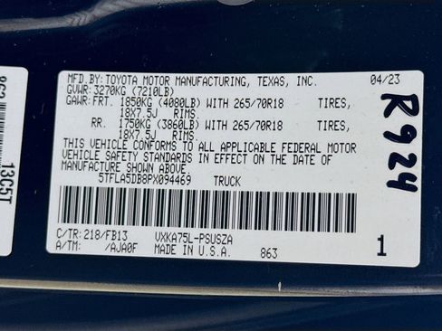Used 2023 Toyota Tundra SR5 AWD/4WD image 27