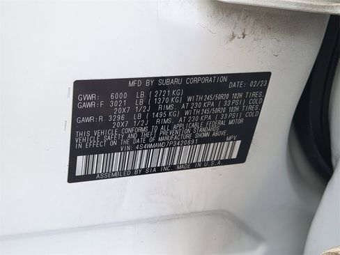 Certified 2023 Subaru Ascent Touring image 38