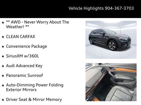 Certified 2023 Audi Q5 2.0T Premium w/ Convenience Package AWD/4WD image 11