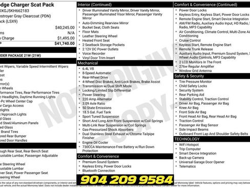 Used 2019 Dodge Charger Scat Pack RWD image 2