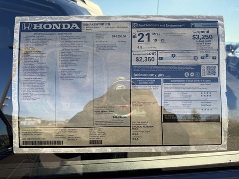 New 2026 Honda Passport RTL image 34