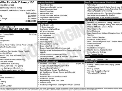 New 2026 Cadillac Escalade IQ Luxury 1 AWD/4WD image 4