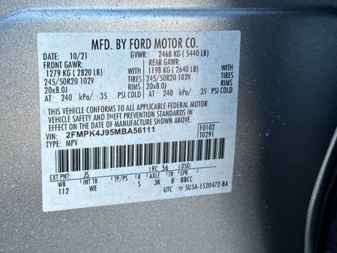 Certified 2021 Ford Edge ST-Line w/ Class II Trailer Tow Package image 29