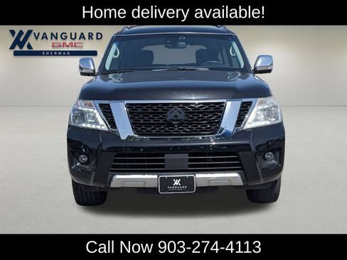 Used 2017 Nissan Armada Platinum w/ Captain Seat Package RWD image 2