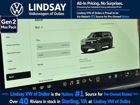 Used 2025 Rivian R1S Adventure AWD/4WD image 24