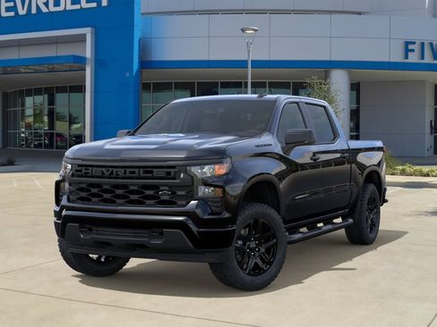 New 2026 Chevrolet Silverado 1500 Custom w/ Turbomax Blackout Package AWD/4WD image 6