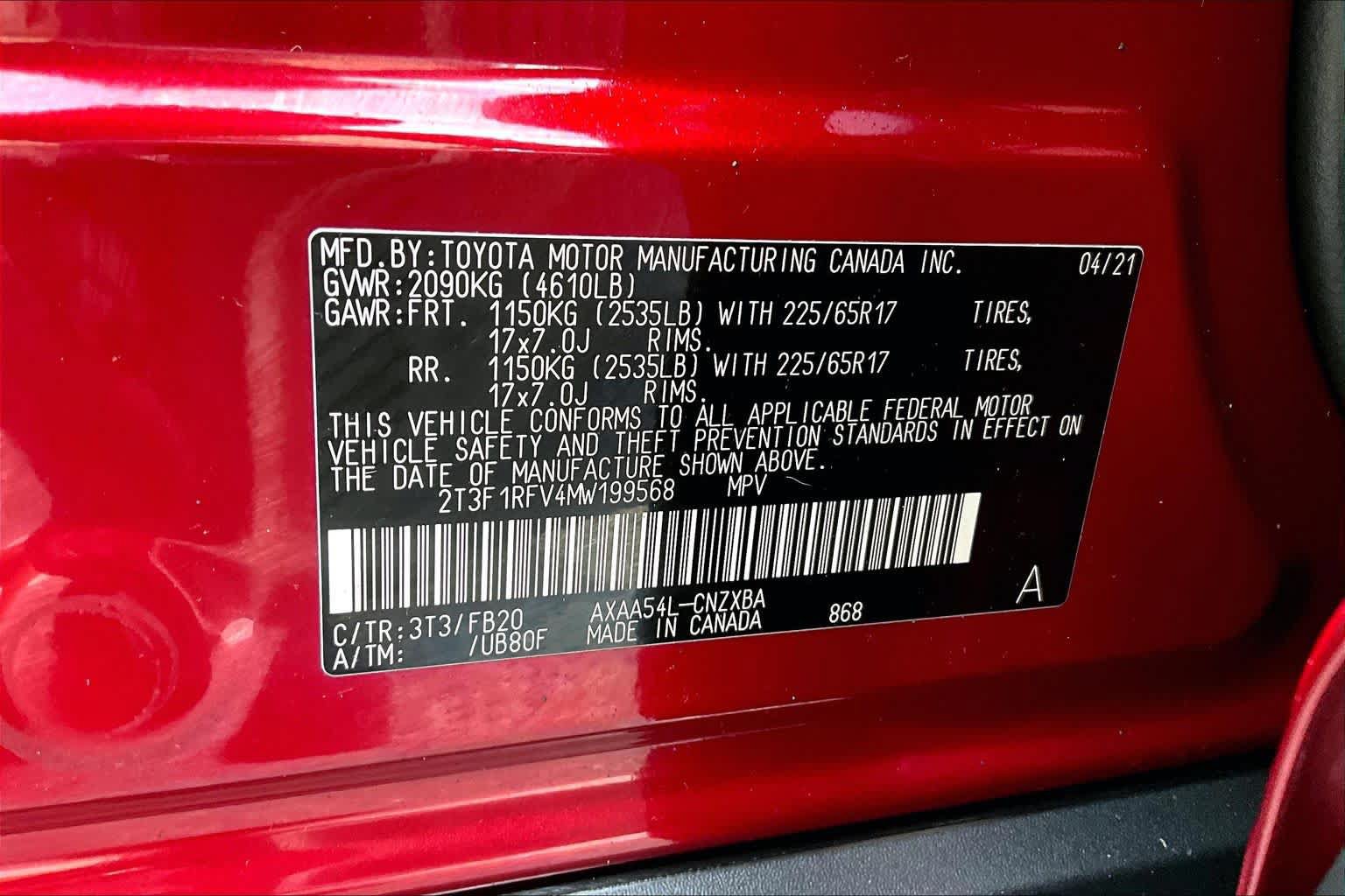 Used 2021 Toyota RAV4 LE AWD/4WD image 37