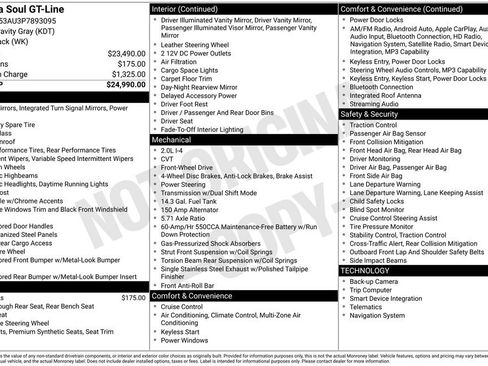 Certified 2023 Kia Soul GT-Line FWD image 2