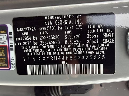 Certified 2025 Kia Sorento EX image 39