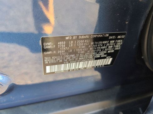 Certified 2022 Subaru Outback Premium image 34