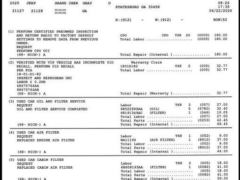 Certified 2025 Jeep Grand Cherokee Limited AWD/4WD image 19