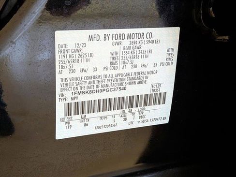 Certified 2023 Ford Explorer XLT AWD/4WD image 27