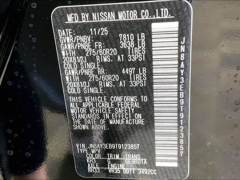 New 2026 Nissan Armada Platinum image 27