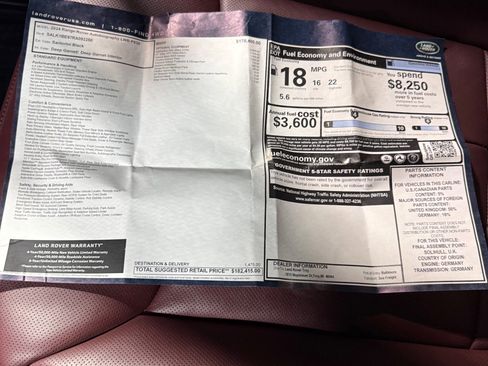 Used 2024 Land Rover Range Rover Long Wheelbase Autobiography image 84