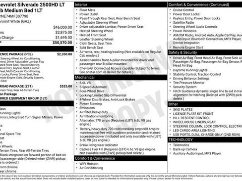 Used 2021 Chevrolet Silverado 2500 LT w/ Convenience Package AWD/4WD image 34