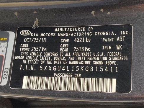 Used 2019 Kia Optima EX image 33