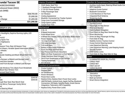 New 2025 Hyundai Tucson SE image 7