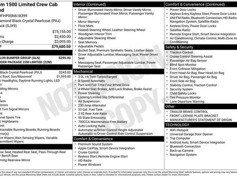 Used 2025 RAM 1500 Limited w/ Body Color Bumper Group image 44