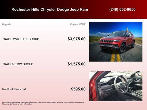 Certified 2025 Jeep Compass Trailhawk w/ Trailhawk Elite Group AWD/4WD image 6