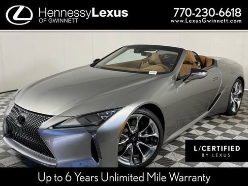 Certified 2021 Lexus LC 500 Convertible w/ Touring Package RWD image 1