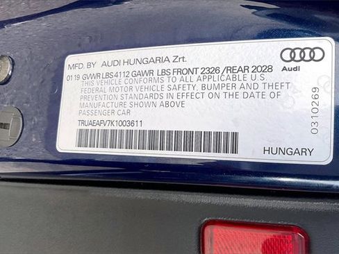 Used 2019 Audi TT 2.0T w/ Technology Package image 34