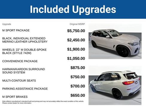 Used 2020 BMW X5 sDrive40i w/ M Sport Package RWD image 5