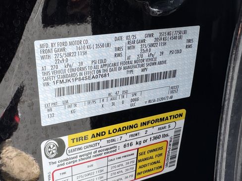 Used 2025 Ford Expedition Max King Ranch AWD/4WD image 40