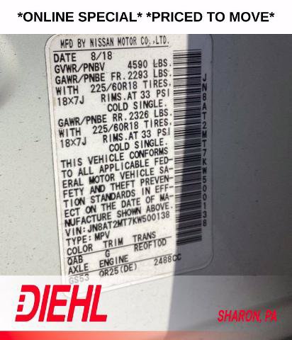 Used 2019 Nissan Rogue SV w/ Premium Package FWD image 27