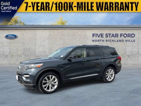 Used 2022 Ford Explorer Platinum w/ Class IV Trailer Tow Package AWD/4WD image 5