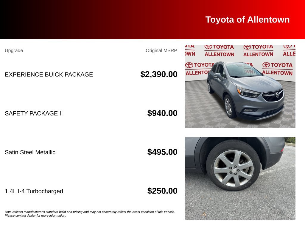 Used 2019 Buick Encore Essence w/ Experience Buick Package AWD/4WD image 5