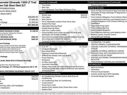 Used 2024 Chevrolet Silverado 1500 LT Trail Boss w/ Convenience Package II AWD/4WD image 5