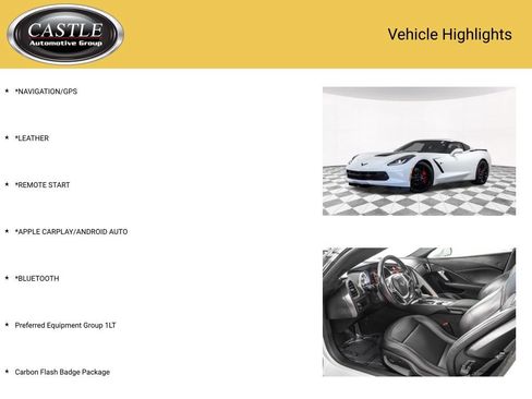 Used 2019 Chevrolet Corvette Stingray Coupe w/ Battery Protection Package RWD image 3