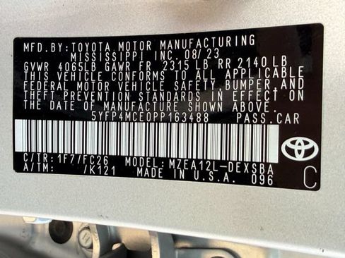 Used 2023 Toyota Corolla SE w/ SE Premium Package FWD image 25