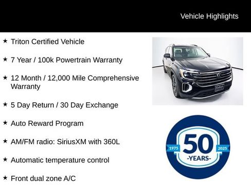 Used 2025 Volkswagen Atlas SE image 7