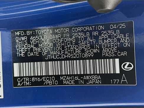 Certified 2025 Lexus UX 300h AWD w/ Cold Area Package image 30