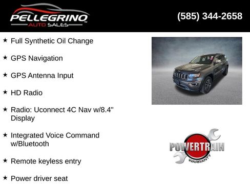 Used 2018 Jeep Grand Cherokee Limited AWD/4WD image 2