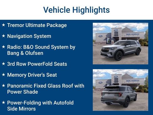 New 2026 Ford Explorer Tremor w/ Tremor Ultimate Package AWD/4WD image 3