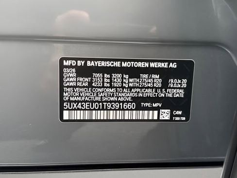 New 2026 BMW X5 xDrive50e w/ M Sport Package AWD/4WD image 30