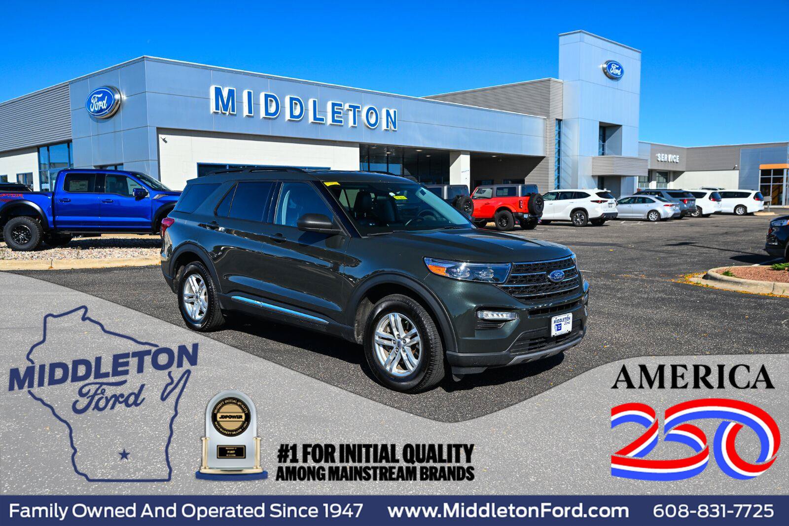 Used 2022 Ford Explorer XLT w/ Equipment Group 202A AWD/4WD image 1