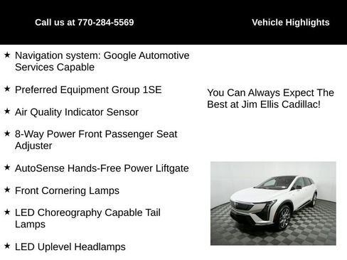 Used 2025 Cadillac Optiq Luxury 2 w/ LPO, Floor Liner Package AWD/4WD image 5
