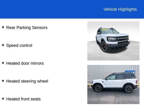 Used 2024 Ford Bronco Sport Outer Banks AWD/4WD image 3