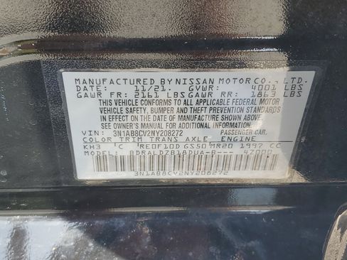 Certified 2022 Nissan Sentra SV w/ SV Premium Package FWD image 26
