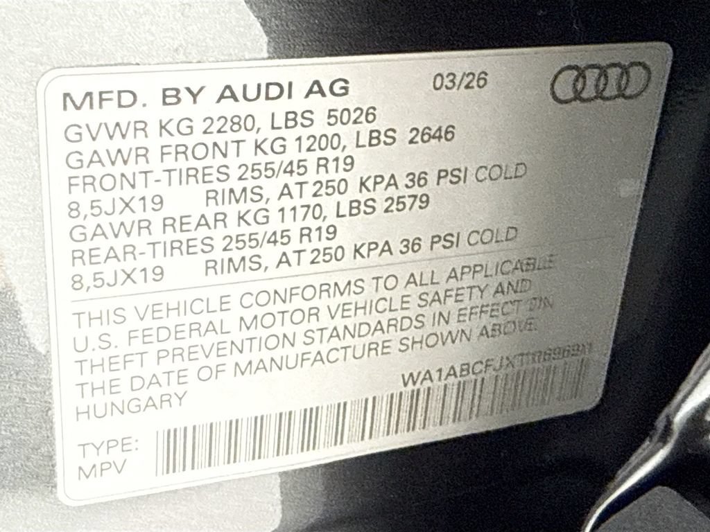Used 2026 Audi Q3 quattro 2.0T AWD/4WD image 34