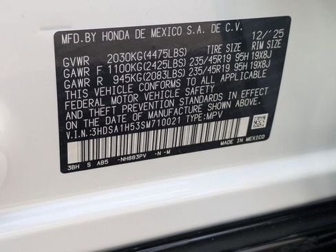 New 2025 Acura ADX A-Spec image 12