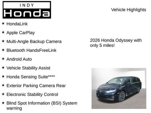 New 2026 Honda Odyssey EX-L image 7