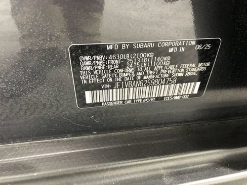 Used 2025 Subaru WRX Limited image 32