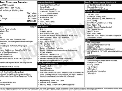 Used 2023 Subaru Crosstrek 2.0i Premium image 32