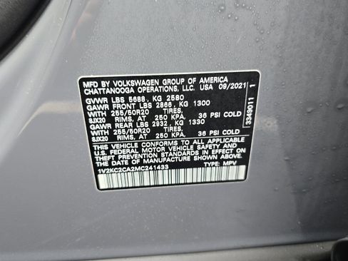 Used 2021 Volkswagen Atlas Cross Sport SE AWD/4WD image 32