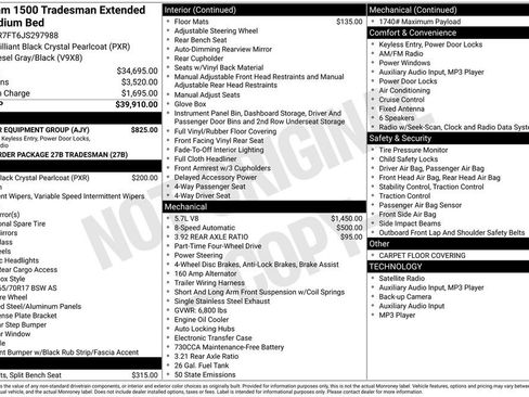 Used 2018 RAM 1500 Tradesman w/ Popular Equipment Group image 6