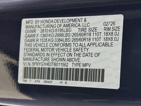 New 2026 Honda Pilot TrailSport image 40